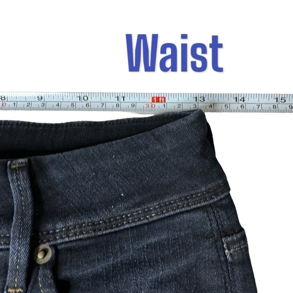 Hudson Cat Midrise Skinny w/ Step Hem dark wash womens jeans 26 LIKE NEW - Picture 11 of 14